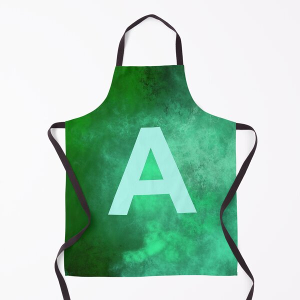Item preview, Cosmic Fire Green Alphabet A designed and sold by geoceltic.