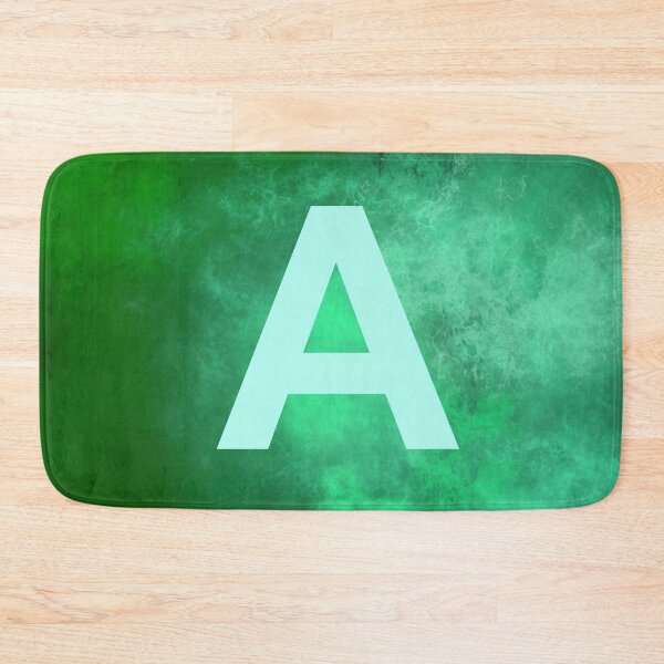 Item preview, Cosmic Fire Green Alphabet A designed and sold by geoceltic.