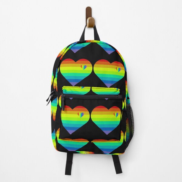 Item preview, rainbow hearts designed and sold by LPDesignsUK.
