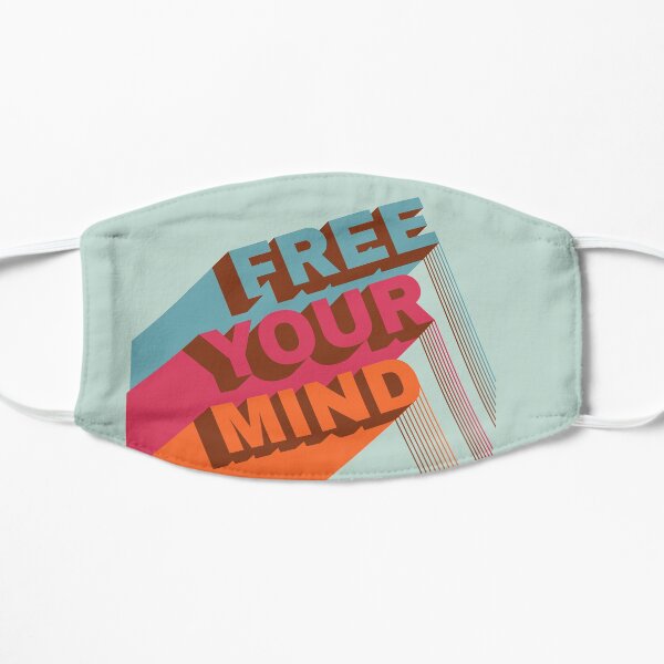 free your mind Flat Mask