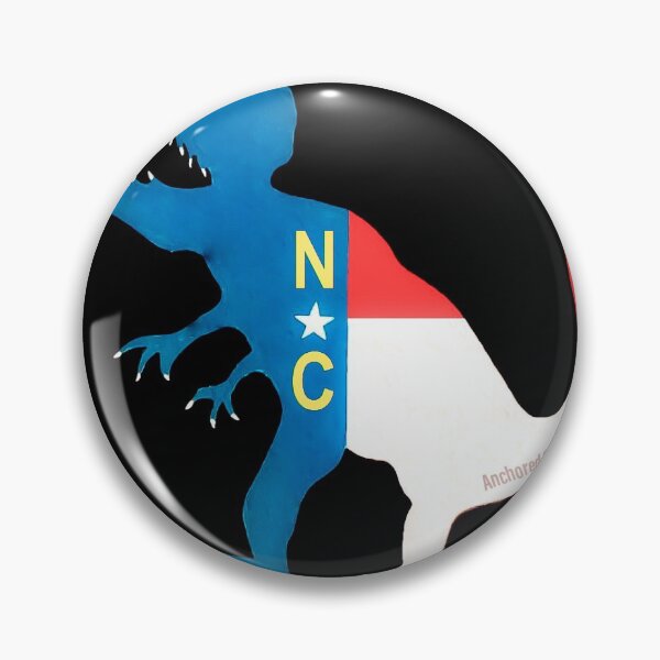 Item preview, NC Flag T-Rex designed and sold by barryknauff.