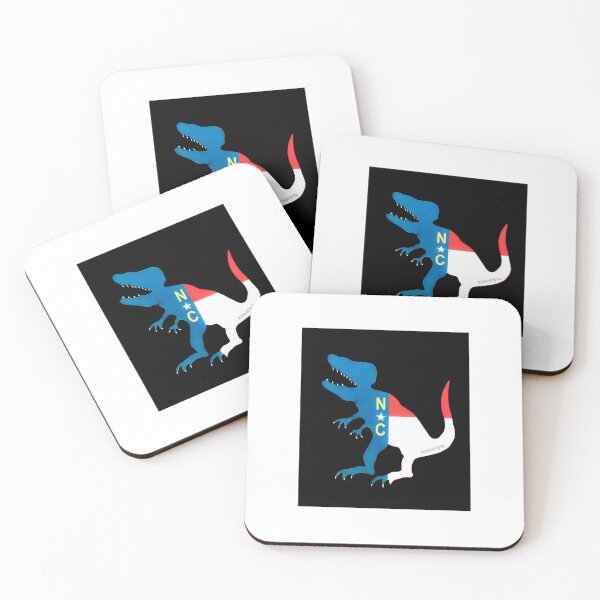 Item preview, NC Flag T-Rex designed and sold by barryknauff.