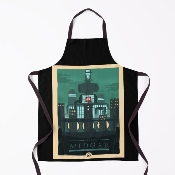 Item preview, Visit Midgar - Minimalist Travel Style - Video Game Art designed and sold by PopCultArcade.