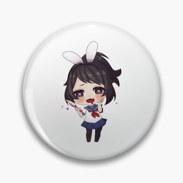 Item preview, ayano aishi chan yandere simulator chibi designed and sold by sakura merch.
