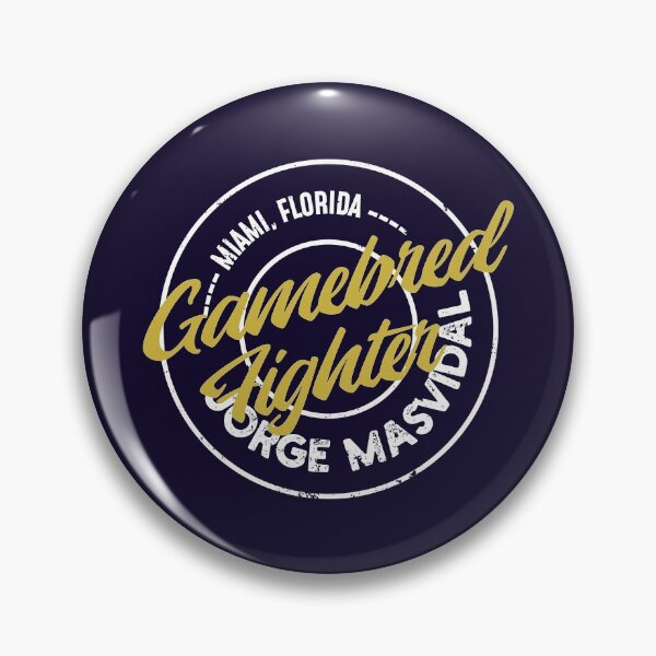 Item preview, Jorge "Gamebred Fighter" Masvidal - Typography 1 - Gold White designed and sold by Getting  Smashed Co.