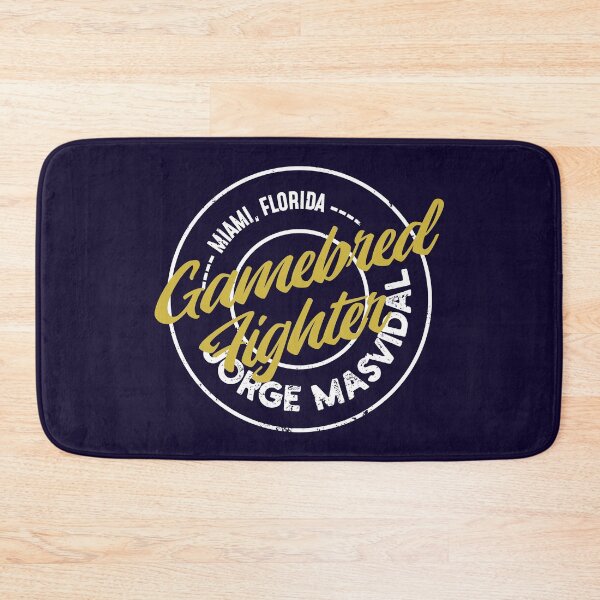 Item preview, Jorge "Gamebred Fighter" Masvidal - Typography 1 - Gold White designed and sold by Getting  Smashed Co.