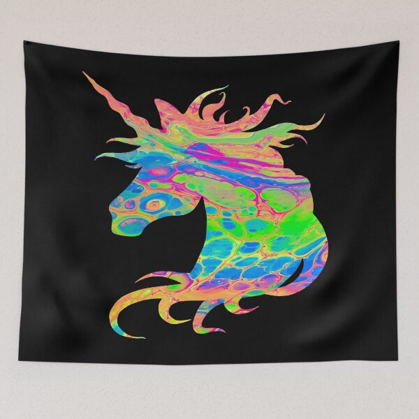 Item preview, Hippy Unicorn - 1 designed and sold by Kestrelle.