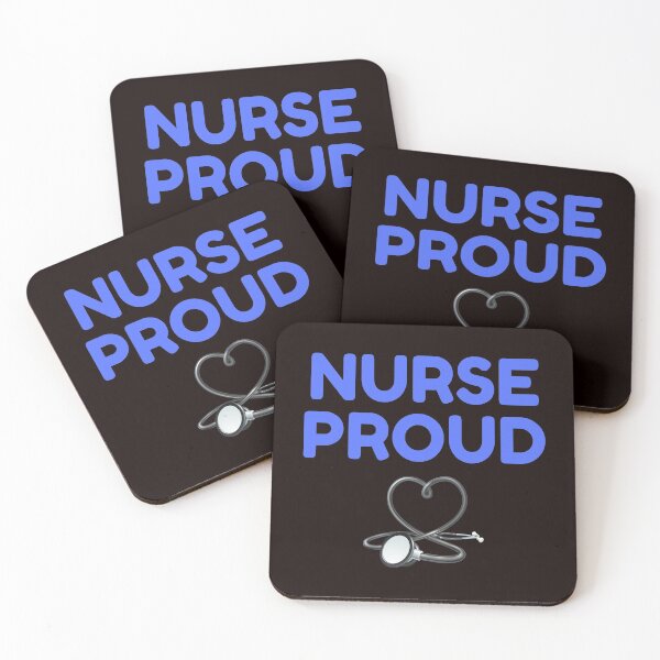 Item preview, Nurse Proud - Nursing Support in blue designed and sold by FunTee's.