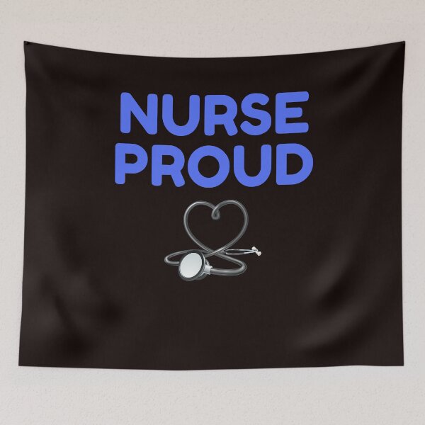 Item preview, Nurse Proud - Nursing Support in blue designed and sold by FunTee's.