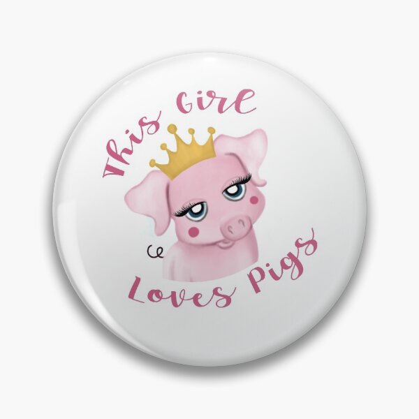 Item preview, This Girl Loves Pigs designed and sold by autlu.