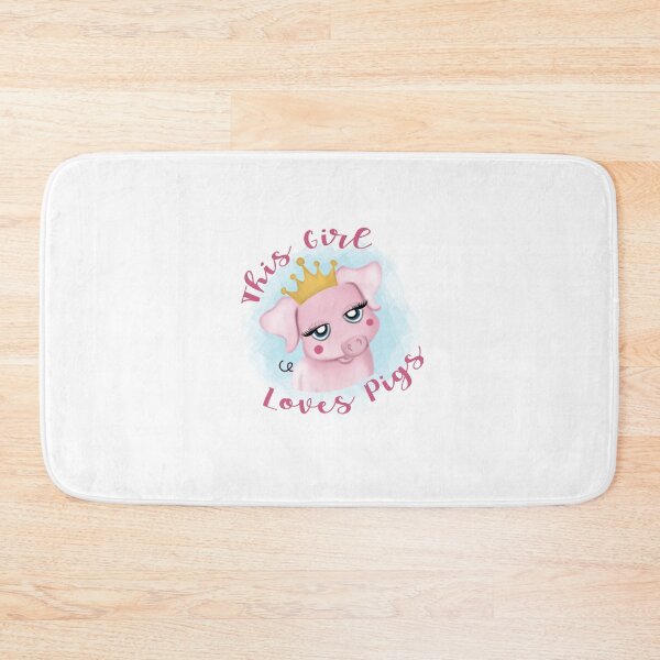 Item preview, This Girl Loves Pigs designed and sold by autlu.