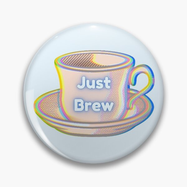 Item preview, Just Brew Pretty Girly Colorful Tea Cup  designed and sold by shantishirts.