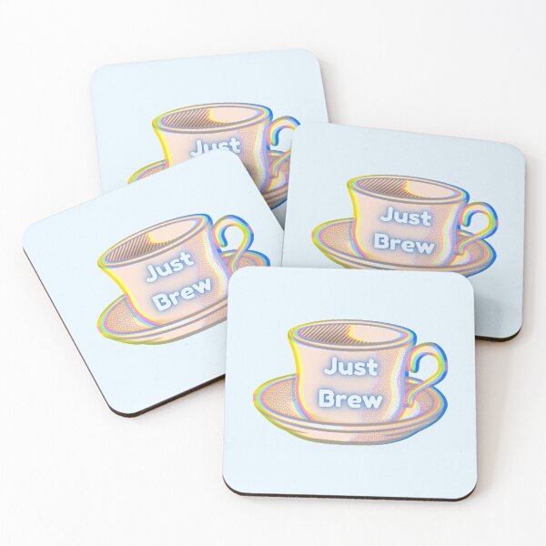 Item preview, Just Brew Pretty Girly Colorful Tea Cup  designed and sold by shantishirts.