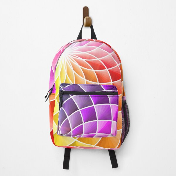 Item preview, Colorful Mandala with 3D Effect and White Lines designed and sold by MandalaSoul.