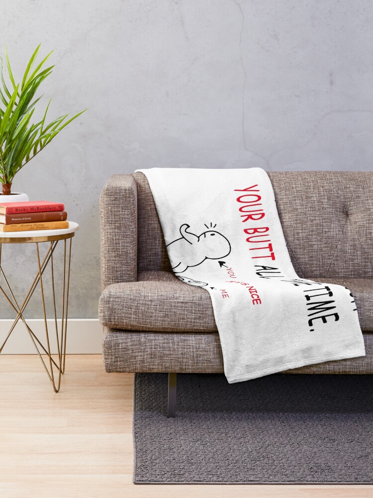 I just want to touch your butt all the time bestselling trendy design 2021  v5 Throw Pillow for Sale by DesigonDesigner