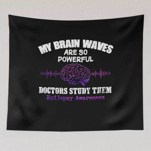 Item preview, My Brain Waves Are So Powerful - Funny designed and sold by roxy7922.