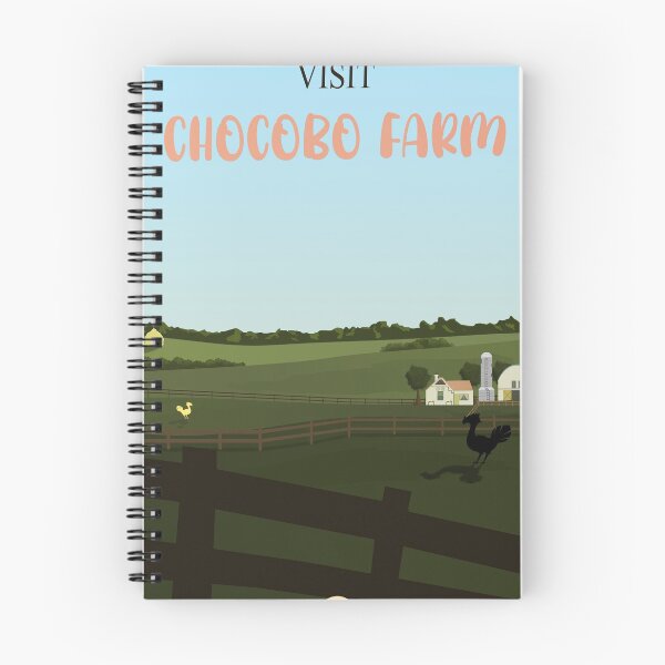 Item preview, Visit Chocobo Farm - Minimalist Travel Style - Video Game Art designed and sold by PopCultArcade.
