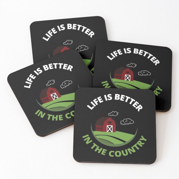Item preview, LIFE IS BETTER IN THE COUNTRY designed and sold by NiceSign.