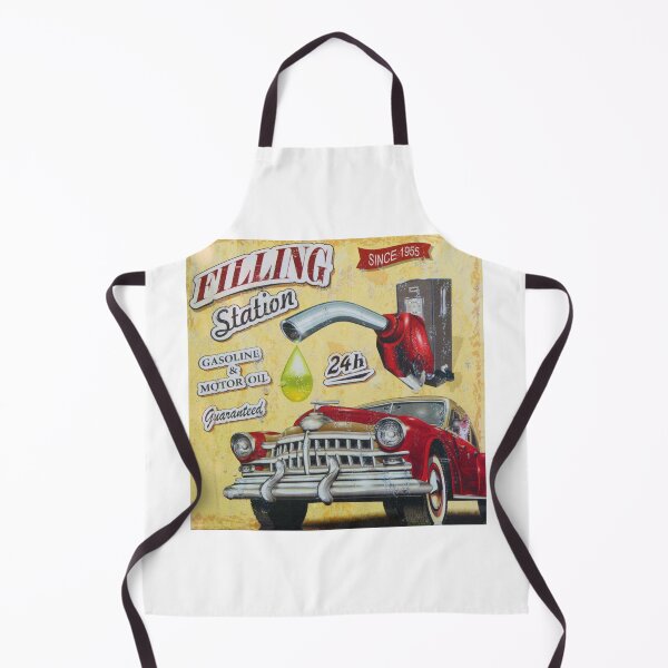 Item preview, Filling Station, 1950's Style petrol gasoline advertising sign designed and sold by JonDelorme.