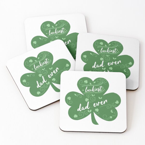 Item preview, Luckiest dad Ever, St Patrick Day Gift for dad designed and sold by TrueFit Essentials.