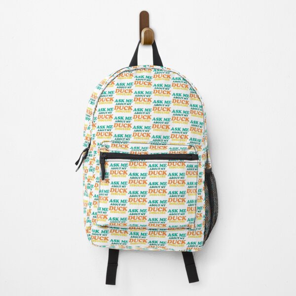 Item preview, ASK ME ABOUT MY DUCK DISGUISE Sticker designed and sold by Shop us .