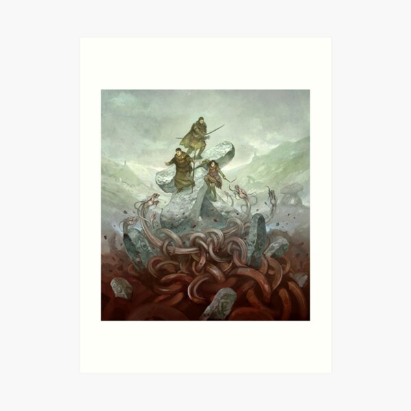 Dragon Warriors Players Book Art Print