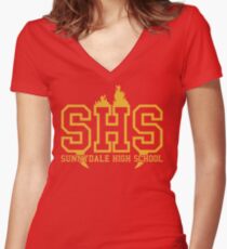 BTS SDHS Women's Fitted V-Neck T-Shirt