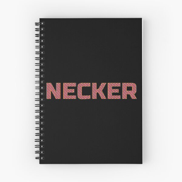 Item preview, "Necker" Calligraphy Optical Illusion Cube Pattern designed and sold by Urban-Lettering.