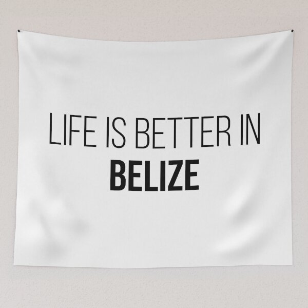 Item preview, Life is better in Belize designed and sold by XCIV.