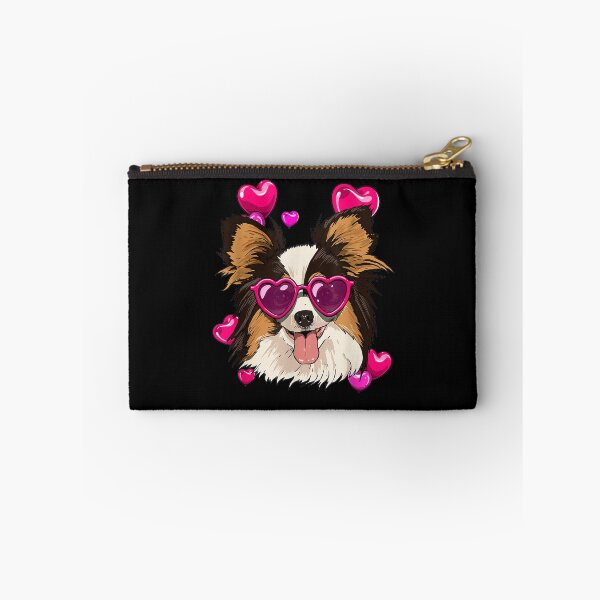 Item preview, Papillon Valentines Day Shirt Heart Dog Love designed and sold by PrintexDesigns.