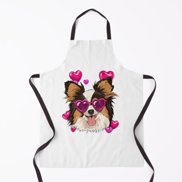 Item preview, Papillon Valentines Day Shirt Heart Dog Love designed and sold by PrintexDesigns.