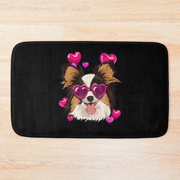 Item preview, Papillon Valentines Day Shirt Heart Dog Love designed and sold by PrintexDesigns.