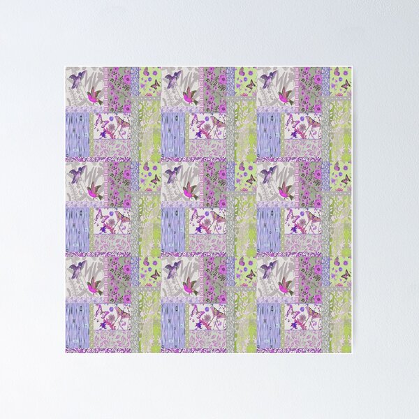 Item preview, Patchwork Bird Garden designed and sold by Cheryl Welch.