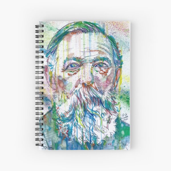 Item preview, FRIEDRICH ENGELS watercolor portrait .2 designed and sold by lautir.