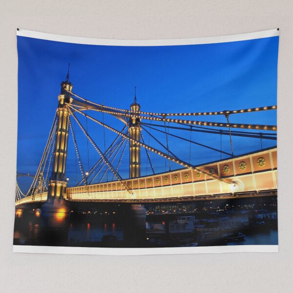 Item preview, Albert Bridge River Thames London designed and sold by AndyEvansPhotos.