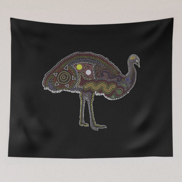 Item preview, Aboriginal Art Emu designed and sold by MachuriceKuhica.