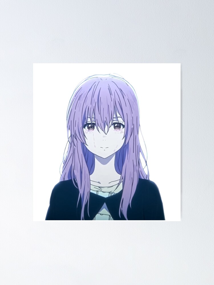Koe No Katachi Shouko Nishimiya Poster By Arwain Redbubble