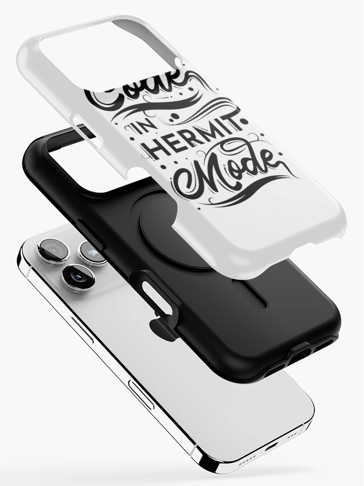 Thumbnail 2 of 4, iPhone Case, I Code In Hermit Mode Funny Coding designed and sold by RADesigns21.