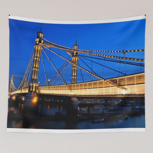 Item preview, Albert Bridge River Thames London designed and sold by AndyEvansPhotos.