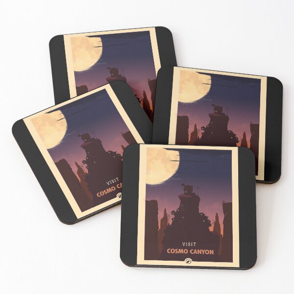 Item preview, Visit Cosmo Canyon - Minimalist Travel Style - Video Game Art designed and sold by PopCultArcade.