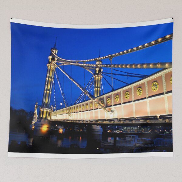 Item preview, Albert Bridge River Thames London designed and sold by AndyEvansPhotos.
