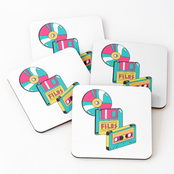 Item preview, Retro 90`s Cassette Tape, Diskette And Floppy Disk CD designed and sold by PandaSoul.