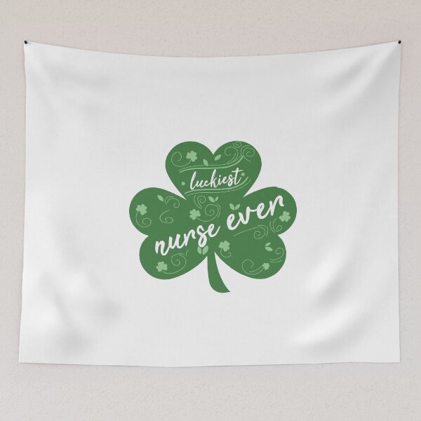 Item preview, Luckiest nurse Ever, St Patrick Day Gift for nurse  designed and sold by TrueFit Essentials.