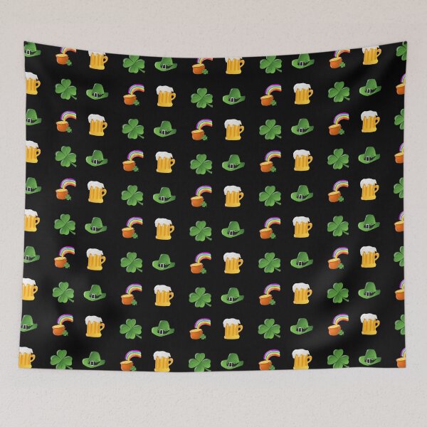 Artikelvorschau, Happy Saint Patricks Day Low Poly Aufkleber Pack entworfen und verkauft von kickwear-com.