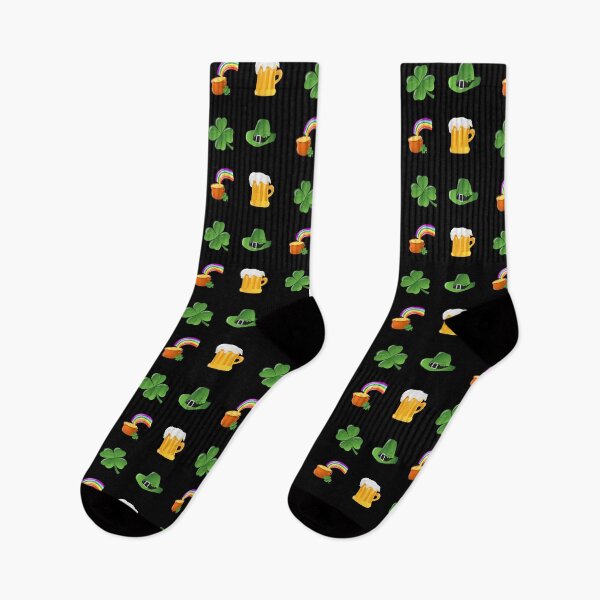 Item preview, Happy Saint Patricks Day Low Poly Sticker Pack designed and sold by kickwear-com.