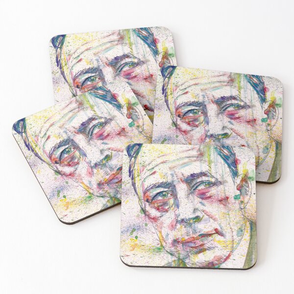 Item preview, ALBERT CAMUS - watercolor portrait .5 designed and sold by lautir.