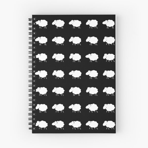 Item preview, White Sheep on Black Background #3 designed and sold by Reinder Nijhoff.