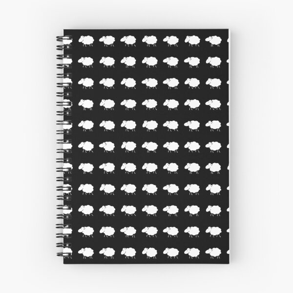 Item preview, White Sheep on Black Background #2 designed and sold by Reinder Nijhoff.