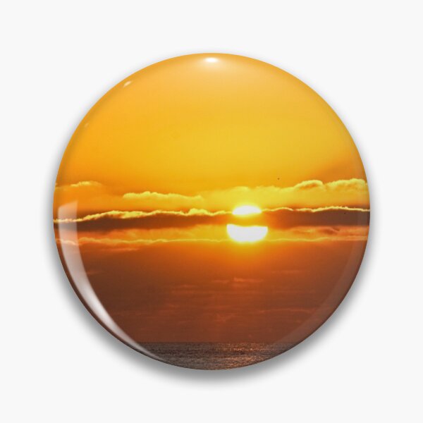 Item preview, Sunset at Sea Seascape Cloudy Sky designed and sold by Anna Lemos.