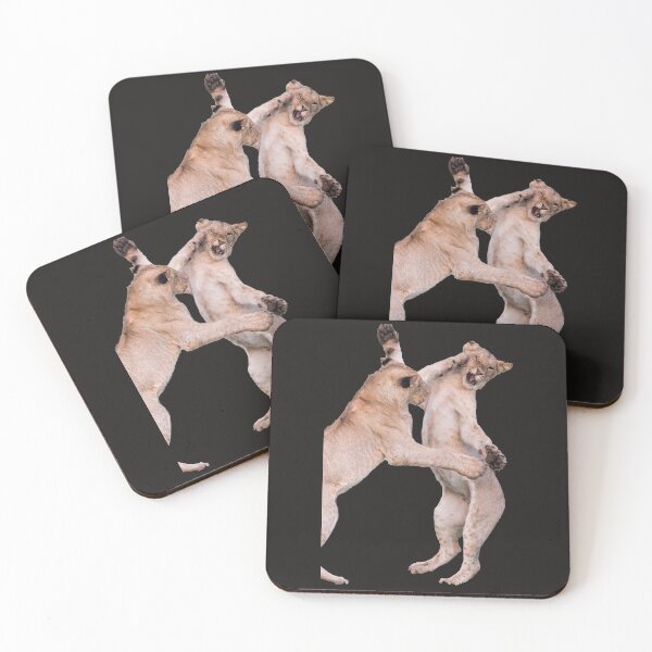 Item preview, Fighting lions designed and sold by Ingo Gerlach.